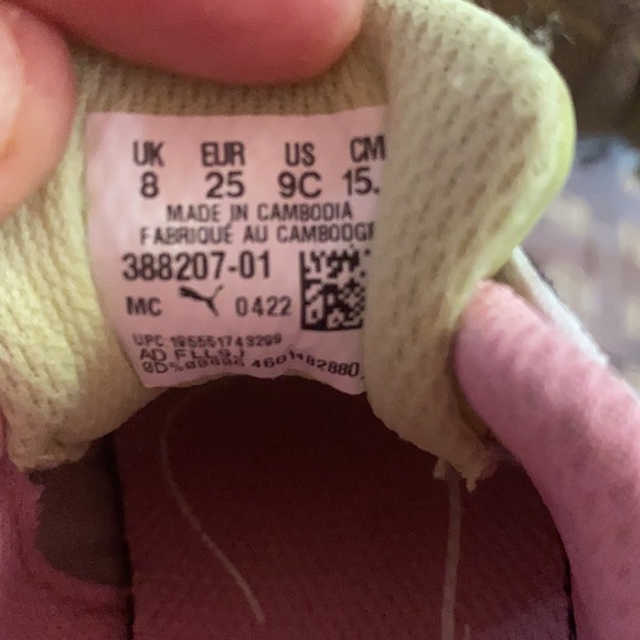 NEW USED PUMA GIRLS SLIP ON ADORABLE SWEET SNEAKERS👟❤️ - Picture 10 of 12